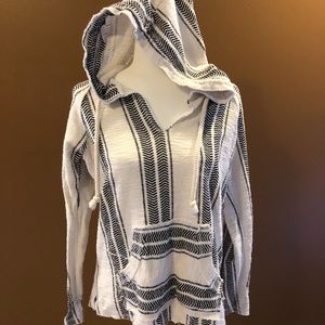 Ocean drive retro hooded top